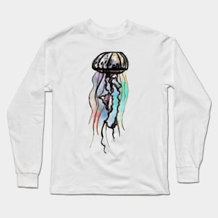 Watercolor Jellyfish Long Sleeve T-Shirt